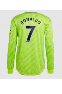 Manchester United Cristiano Ronaldo #7 Fotballdrakt Tredje Klær 2022-23 Lange ermer